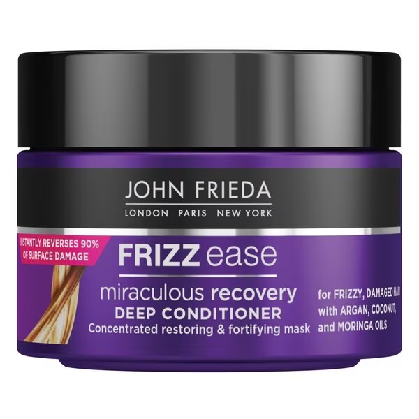 John Frieda Frizz Ease stebuklingasis atstatomasis giluminio poveikio kondicionierius, 250 ml