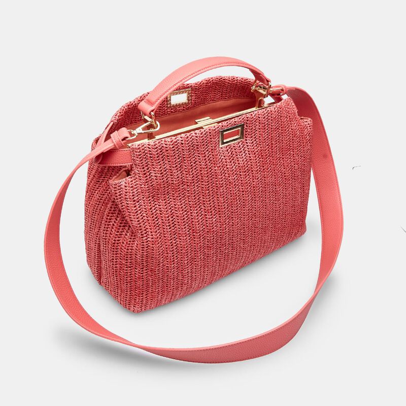 BATA dameshandtas van raffia