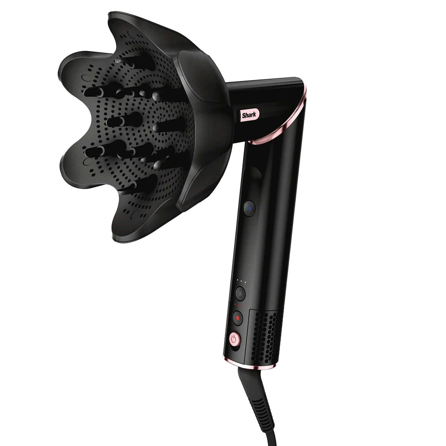 FlexStyle STYLER e ASCIUGACAPELLI SHARK FLEXSTYLE COMPLETE SET - Nero e Oro Rosa - Asciugacapelli, Piastra Capelli, Spazzola Elettrica Capelli, Diffusore Asciugacapelli