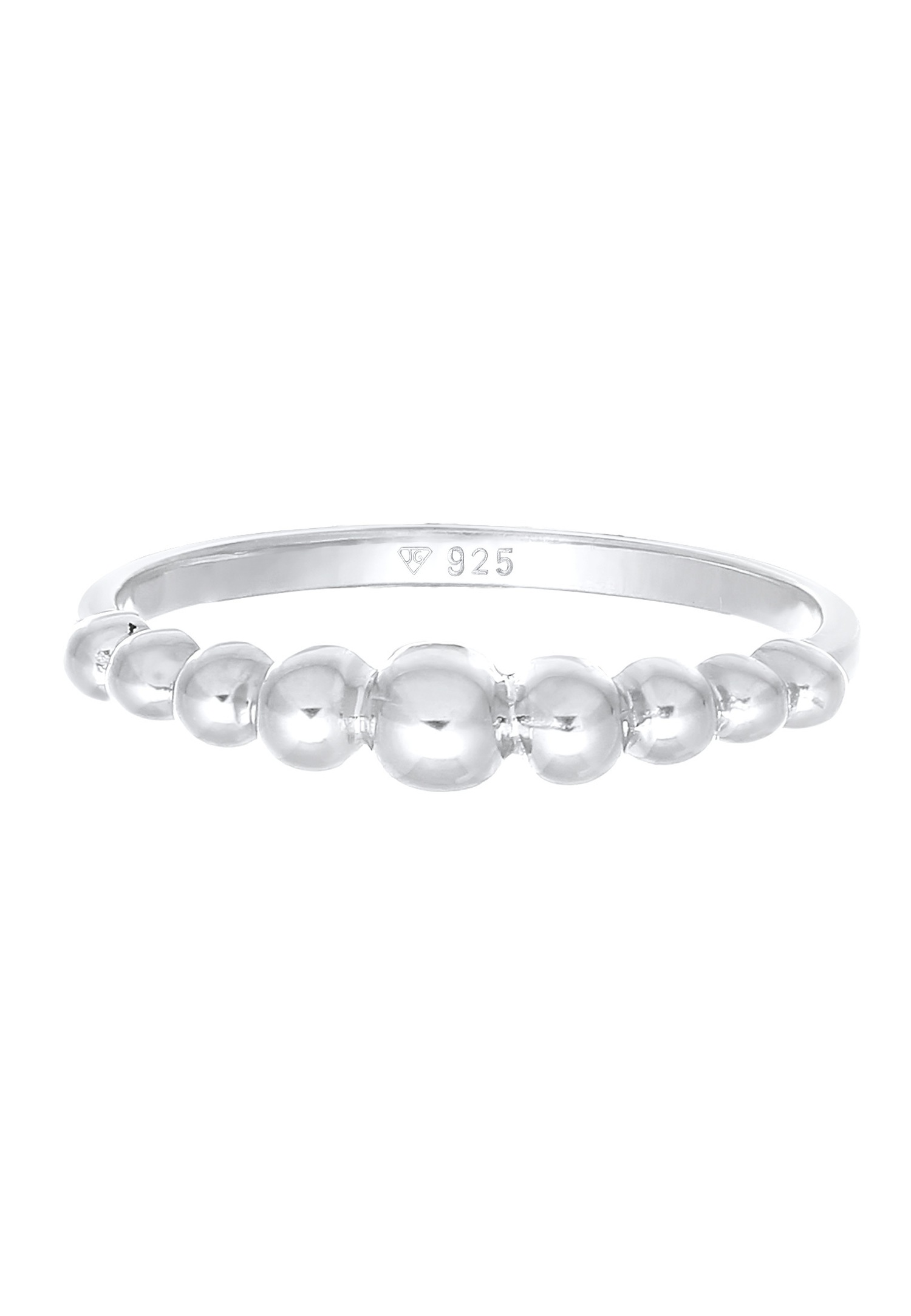 Elli Bague à empiler pour dames Boule à pois Optique Blogger Trend en argent sterling 925
