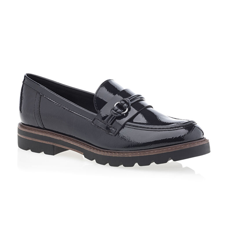 Blaue Damen-Loafer/Bootsschuhe