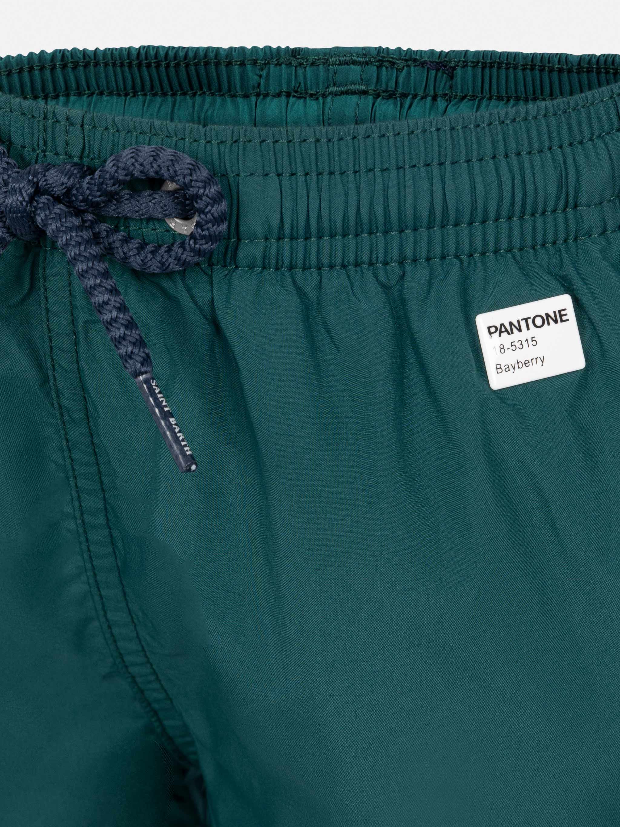 Costume mare Jean Lighting Pantone in tessuto leggero verde British |