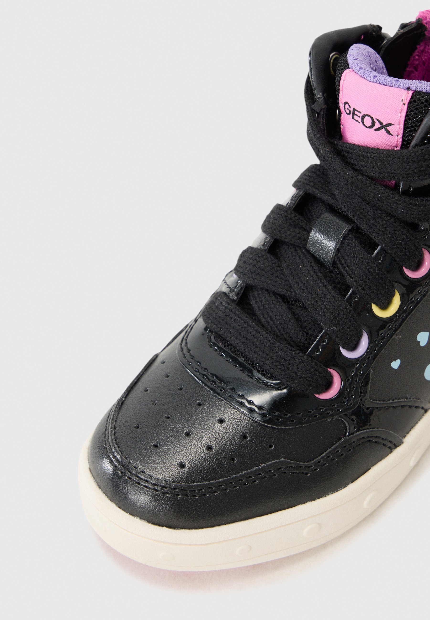Geox J SKYLIN – High-Top-Sneaker – Schwarz/Mehrfarbig