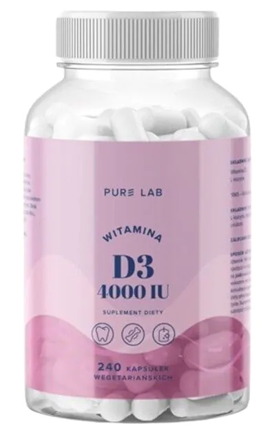 Pure Lab Witamina D3 4000 IU 240 Kapsułek