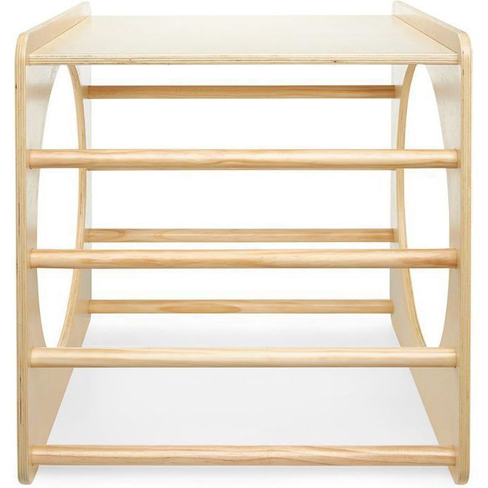 Wooden Climbing Cube - Montessori Toy - Rocking Toy - Indoor/Outdoor Use - Max 80 kg