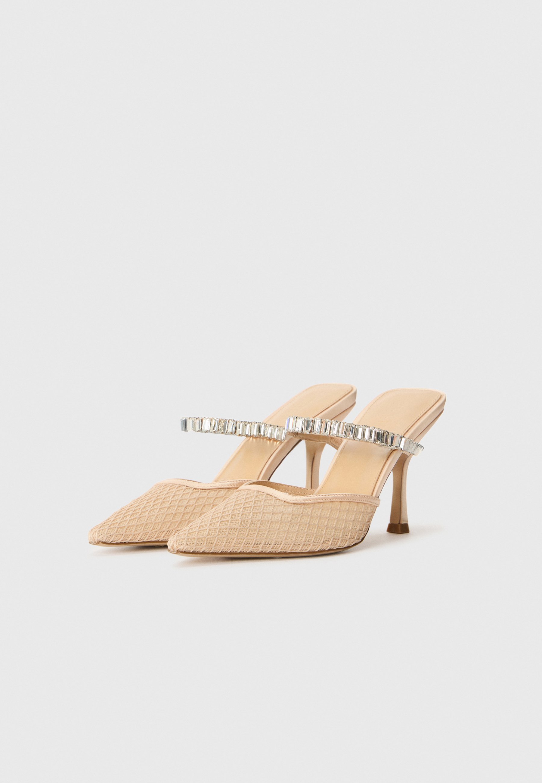 Steve Madden BRECKI - Klapki na obcasie - beżowe