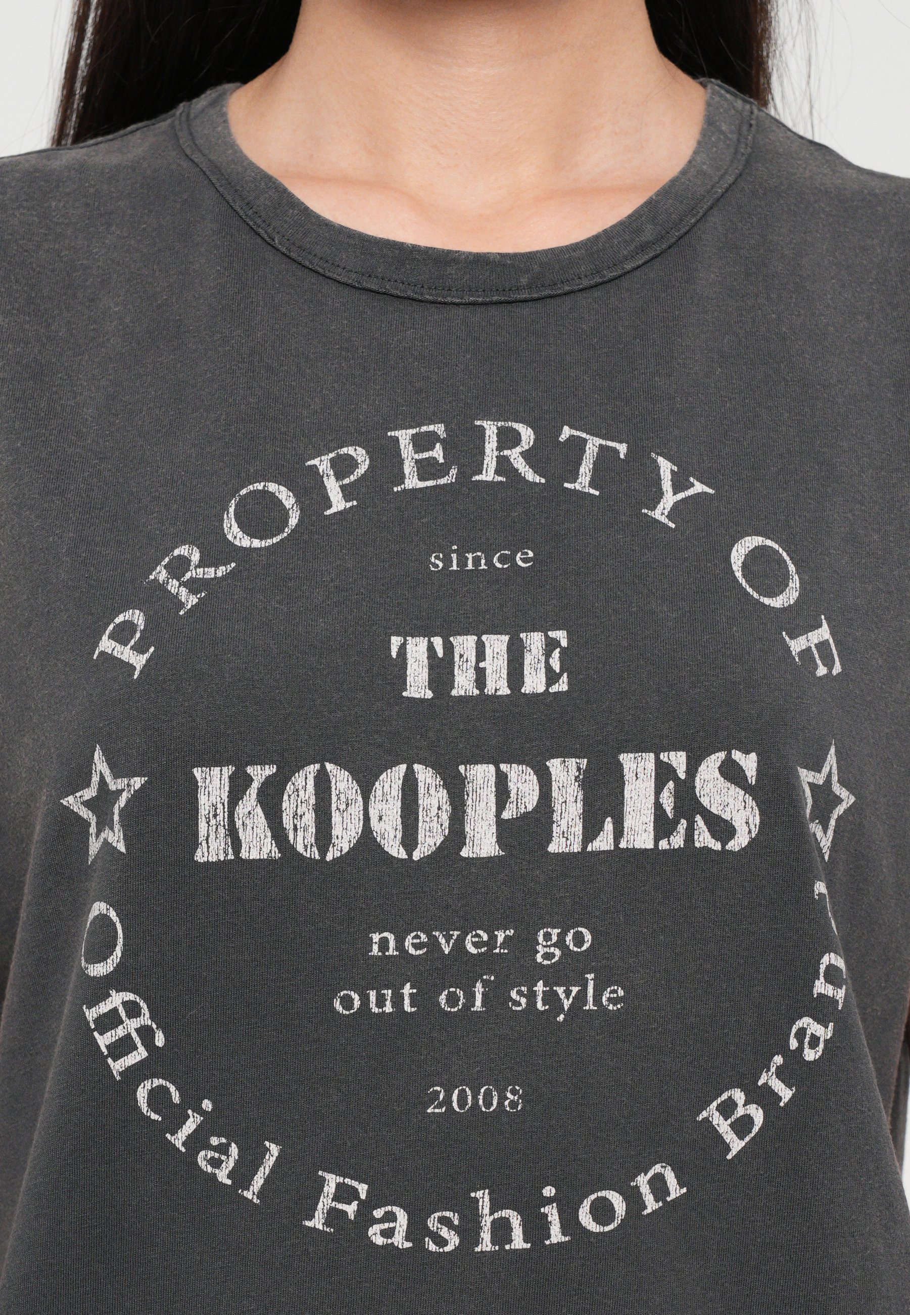 The Kooples DEBARDEUR - Top - zwart gewassen