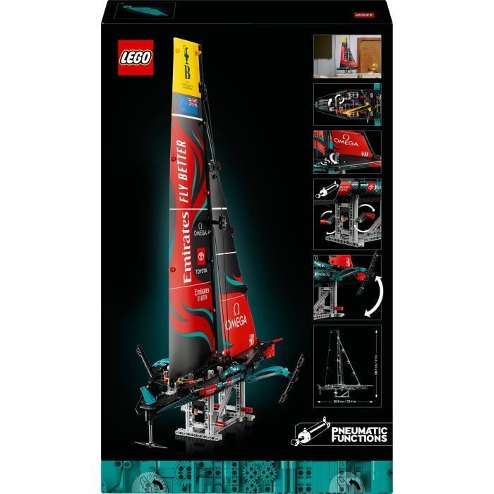 LEGO® Technic 42174 Yacht Emirates Team New Zealand AC75 - Kit di costruzione per adulti