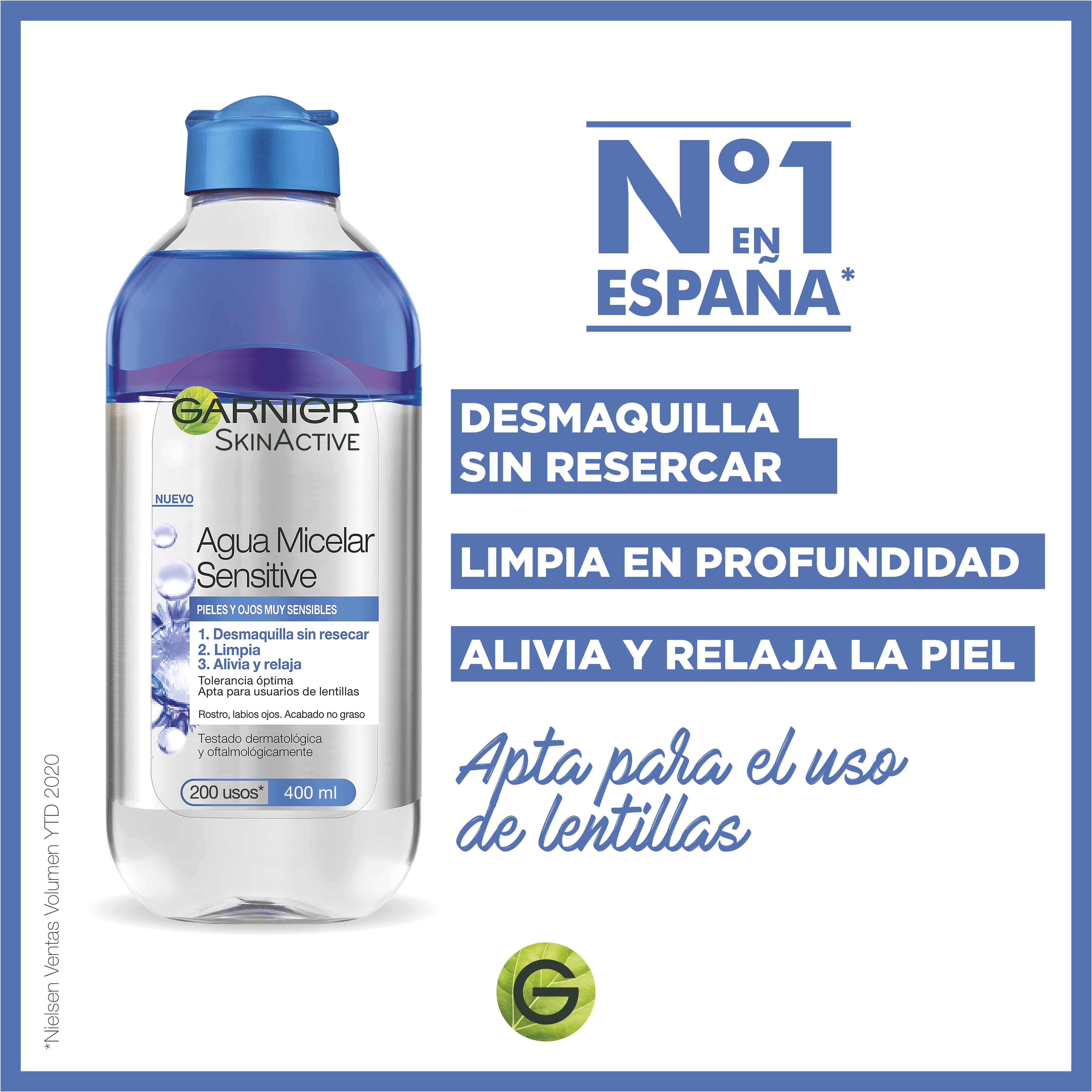 Skin Active micelinis vanduo jautriai odai Miceliniai vandenys