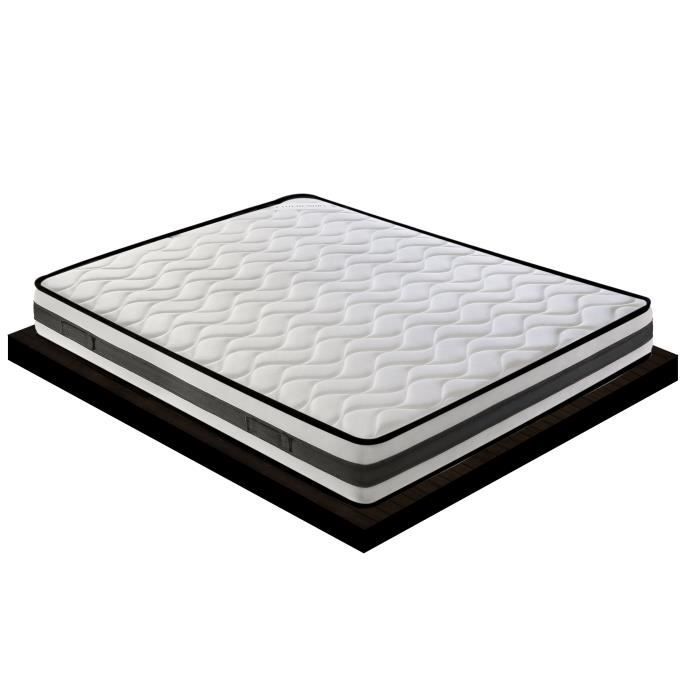 Στρώμα αφρού 200x200 cm - Υψηλής πυκνότητας - Αναστρέψιμο - Καλοκαιρινή/Χειμερινή πλευρά - Μοντέλο Fenis