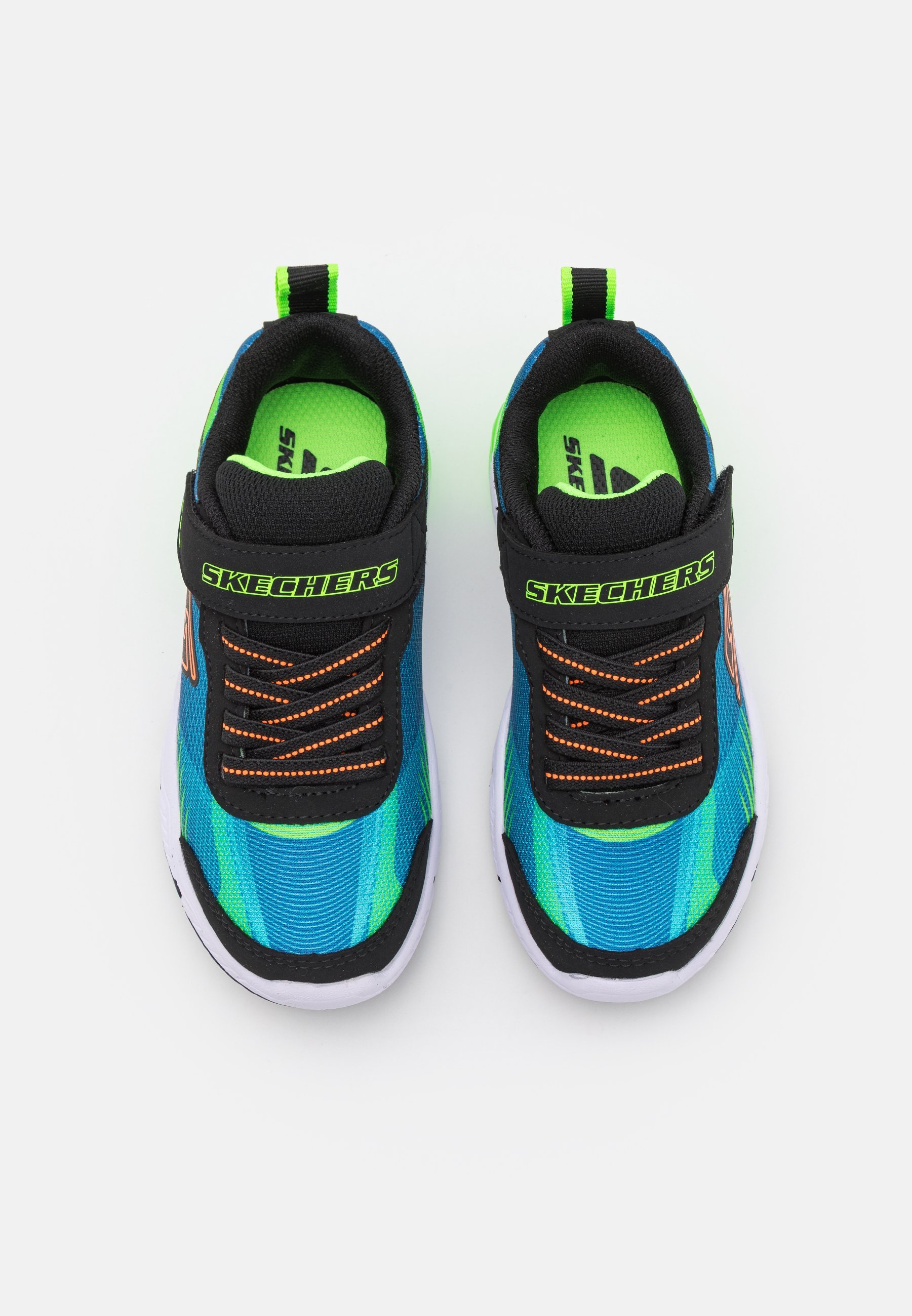 Skechers THERMOFLUX 2.0 - Scarpe da ginnastica - blu/verde lime/nero/arancione