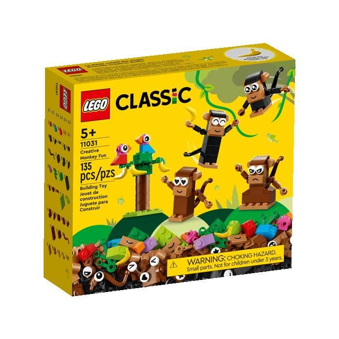 LEGO Classic 11031 Creatieve Aap Leuk Cadeau Speelgoed Verzamelobjecten 5+