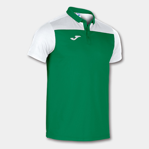 Tricou polo cu mânecă scurtă Joma Hobby II verde alb