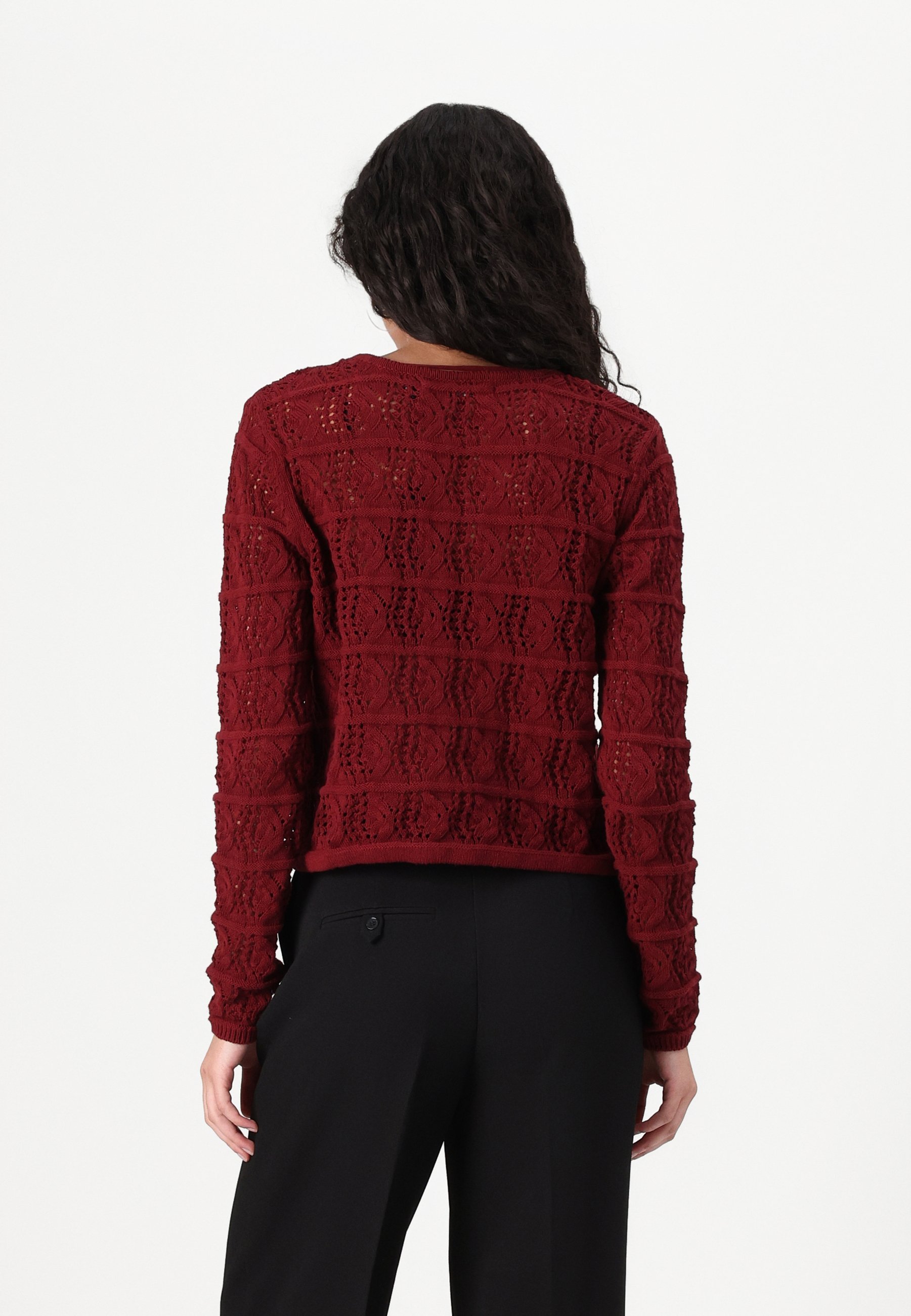 Vero Moda VMAMAZING O-HALS CARDIGAN - Cardigan - syrah