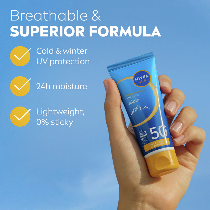 NIVEA SUN Alpin gezichtszonnecrème voor alle weersomstandigheden