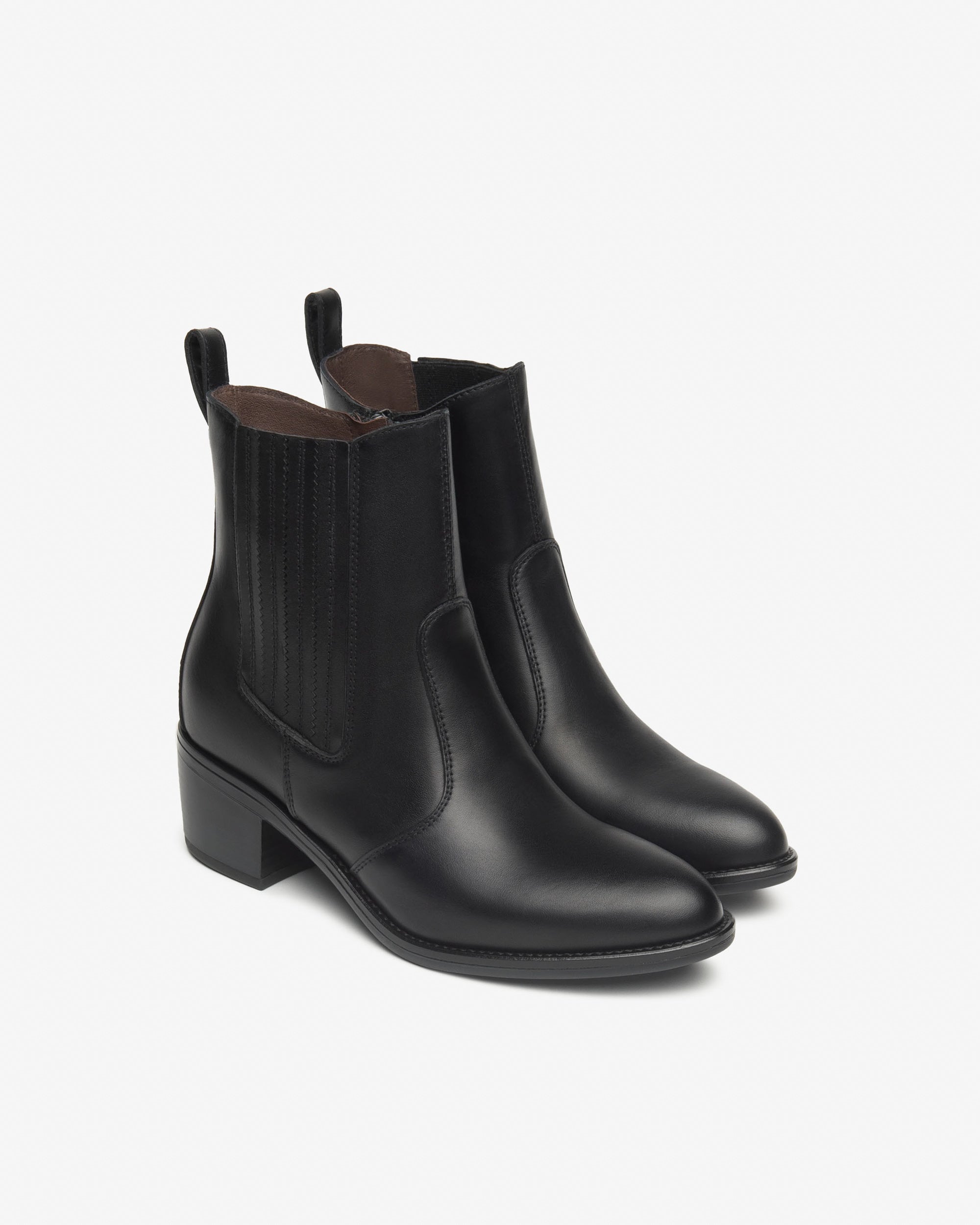 Bottines Chelsea en cuir pour femmes