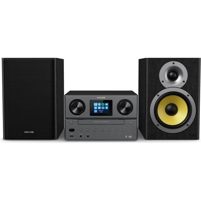Microsistema radio Internet PHILIPS TAM8905 - DAB+ Bluetooth Spotify Connect CD MP3 100W RMS