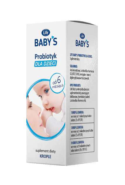 Life Baby's, Probiotyk dla dzieci od 6. miesiąca życia, Krople