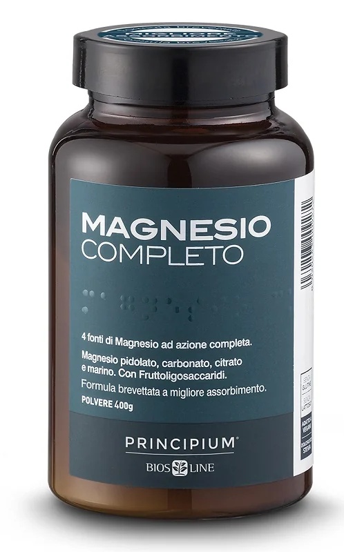 PRINCIPIUM OD BIOS LINE Principium Complete Magnesium 400 g Topni prašek Prehransko dopolnilo za živčni in mišični sistem