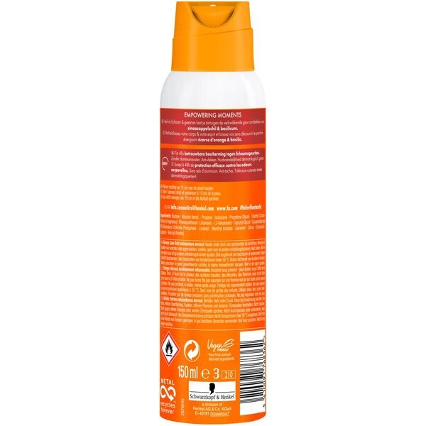 Fa Empowering Moments dezodorans s okusom kore naranče i bosiljka 150 ml