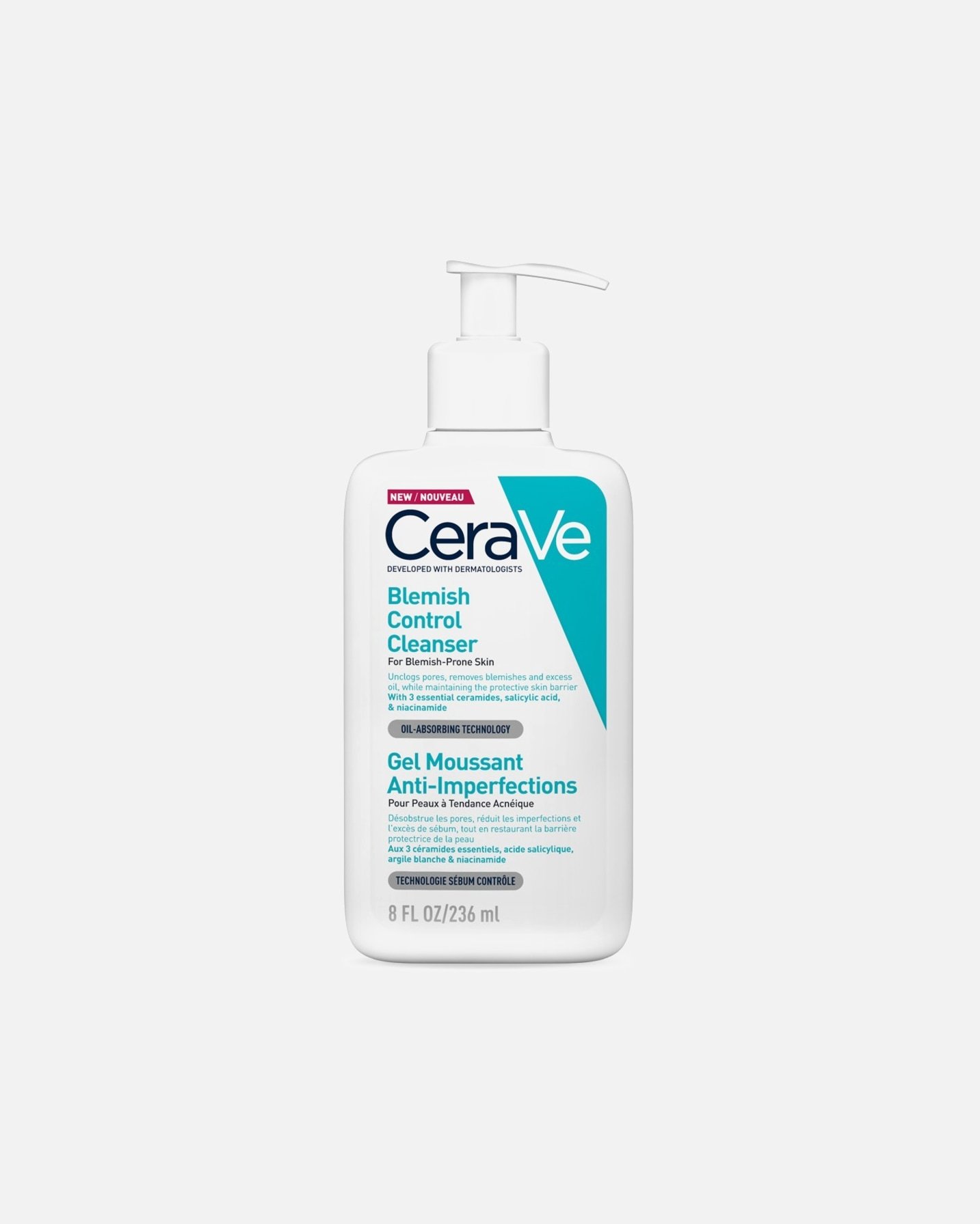 CeraVe čistiaci gél na nedokonalosti pleti – 236 ml