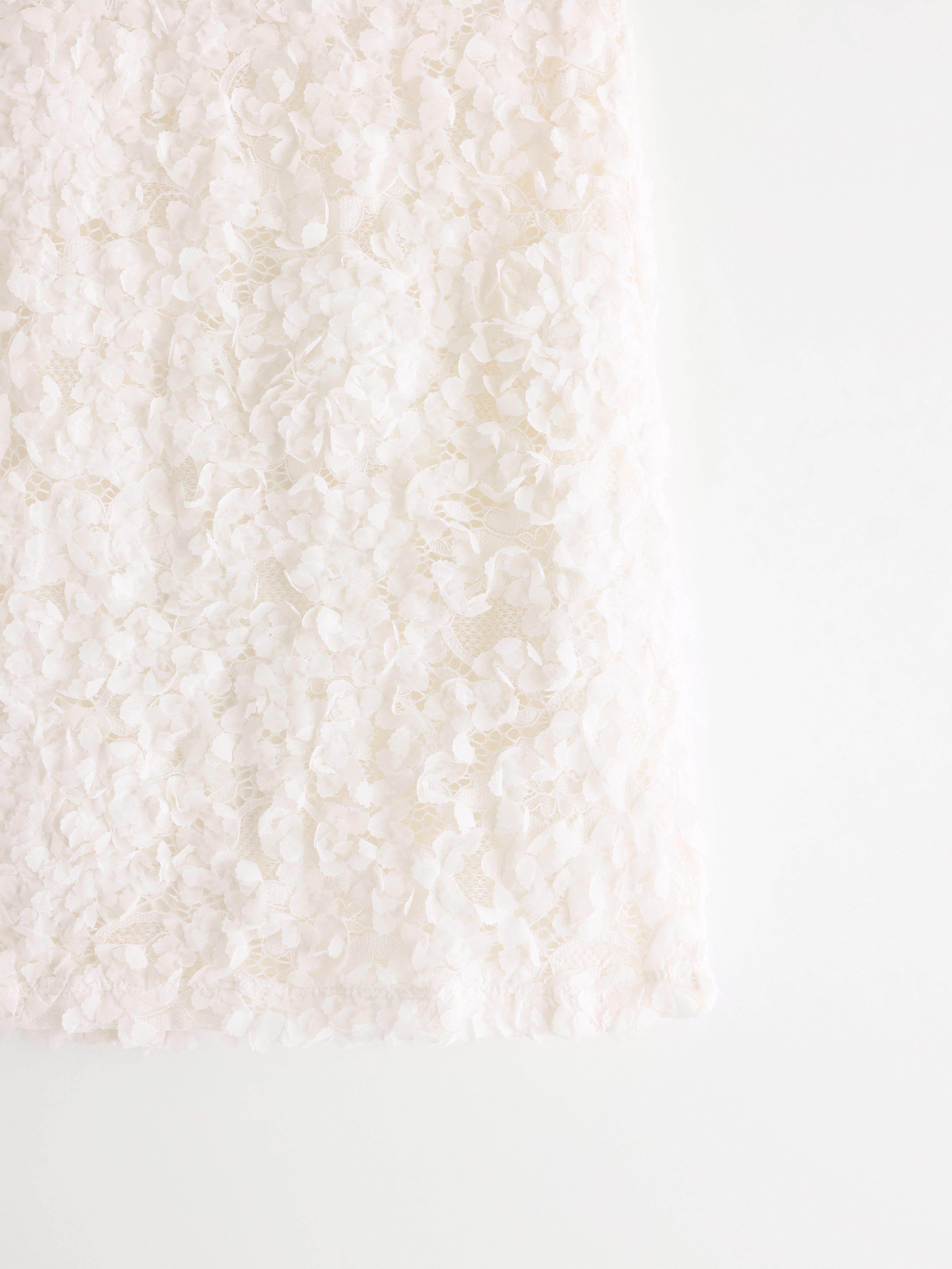 Mini suknja s cvjetnom čipkom Off White