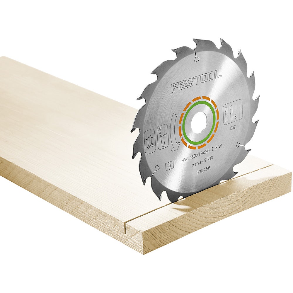 Lâmina de serra FESTOOL de 160 mm com 18 dentes TCT para corte de madeira - PANTHER