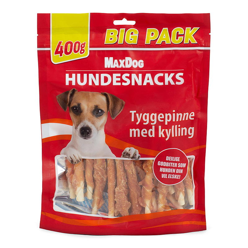 MaxDog Kausticks 400 g/Huhn, MaxDog