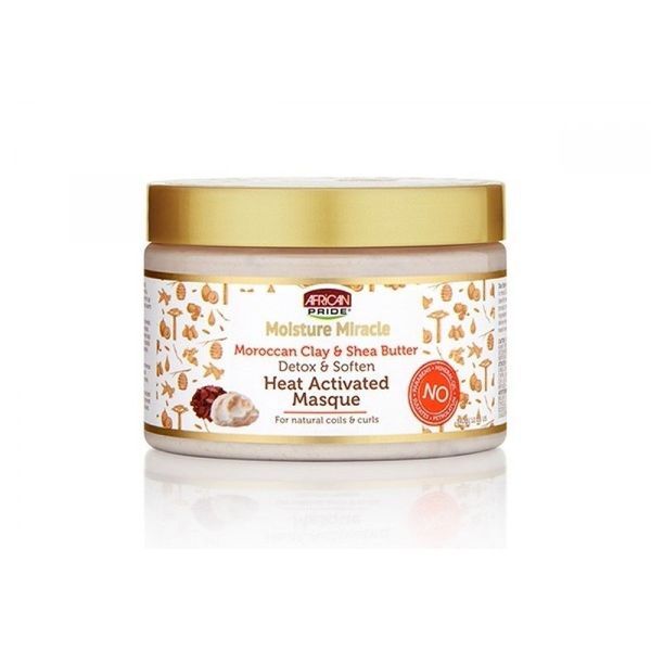 „African Pride Moisture Miracle“ marokietiško molio ir taukmedžio sviesto H