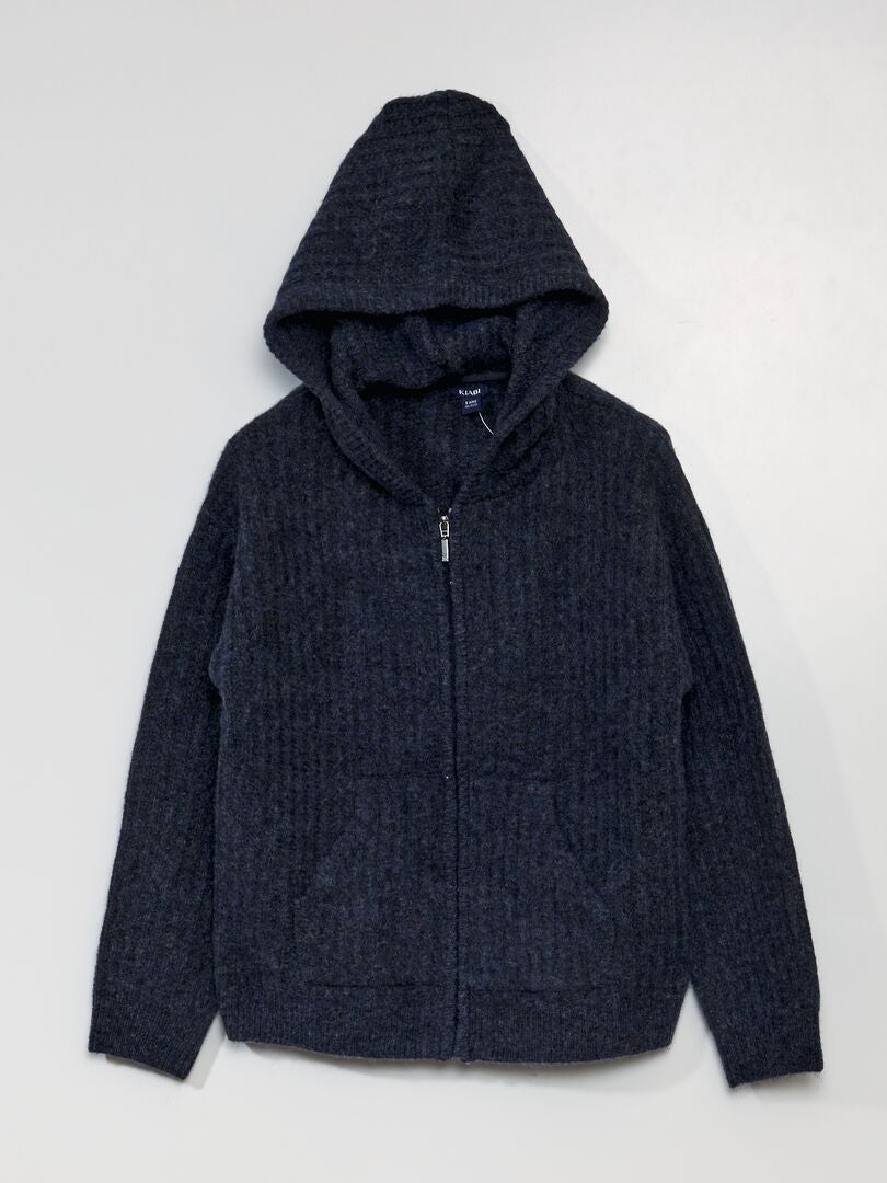 Gebreid vest - BLAUW