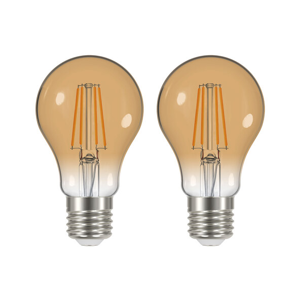 Λαμπτήρες LED E27 Gold GLS, σετ 2 τεμαχίων