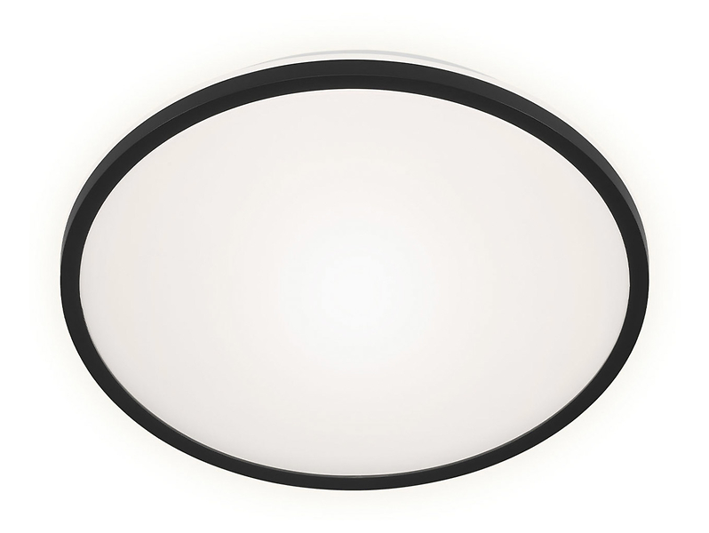 Plafon Runa LED 28 cm metalowy czarny
