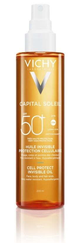 Capital Soleil Невидљива уљана крема за сунчање SPF 50 Апотека за заштиту од сунца