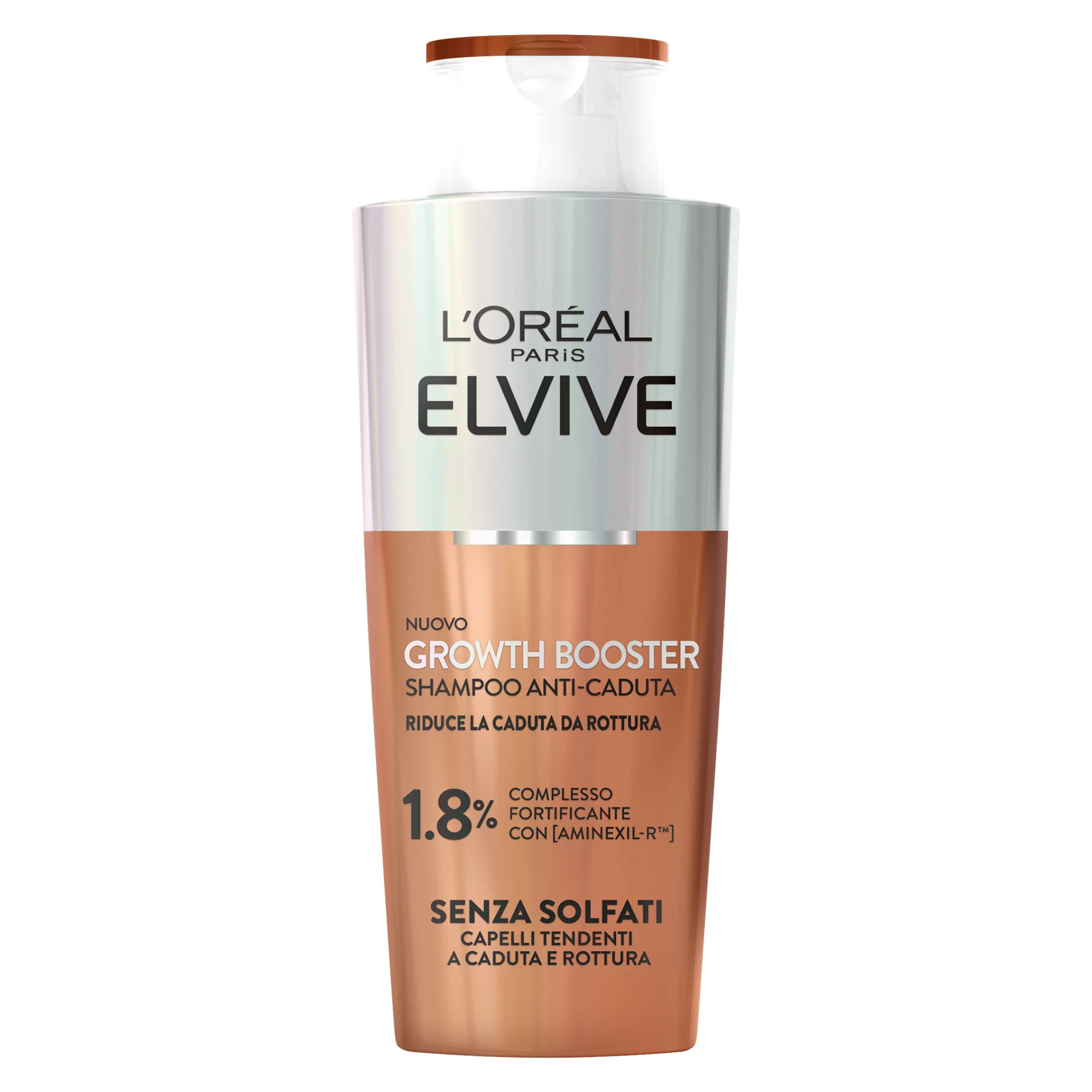Elvive Growth Booster Shampoo - Shampoo Anticaduta, Trattamento Anticaduta Capelli