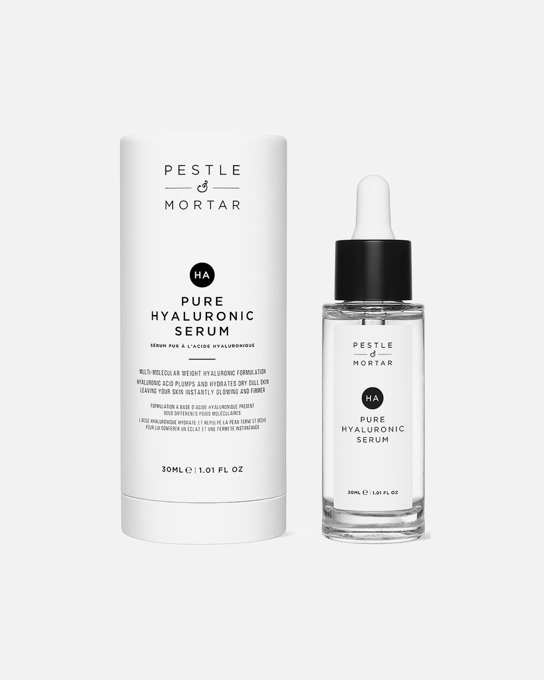 Pestle & Mortar hialurono rūgšties serumas, grynas hialurono rūgšties serumas – 30 ml