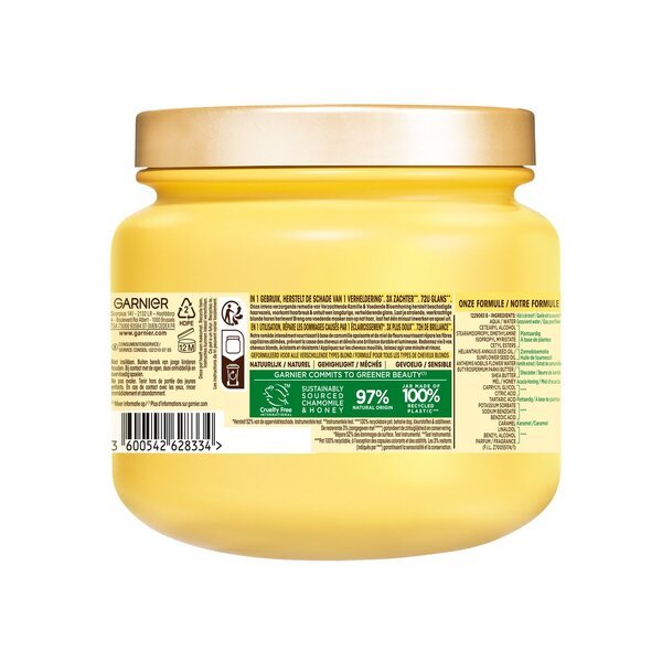 Maska s kamilico in cvetličnim medom, poljubljena s soncem<br>340ml