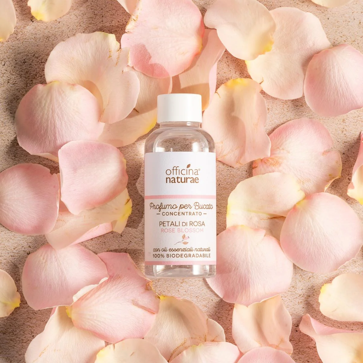 Officina Naturae PROFUMO PER BUCATO CONCENTRATO PETALI DI ROSA - Prodotti bucato