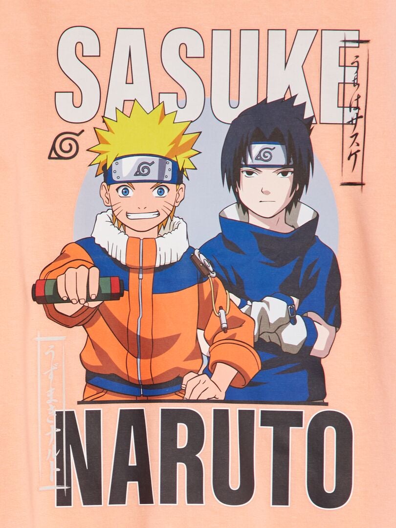 Naruto pyjamaset - T-shirt + broek - 2-delig - Oranje