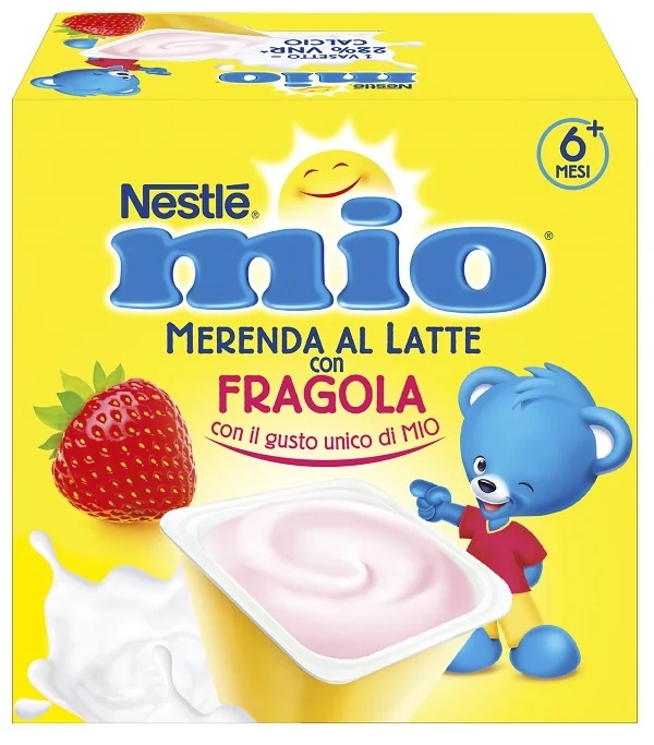 NESTLÉ My Snack melk/aardbei 4 x 100 g