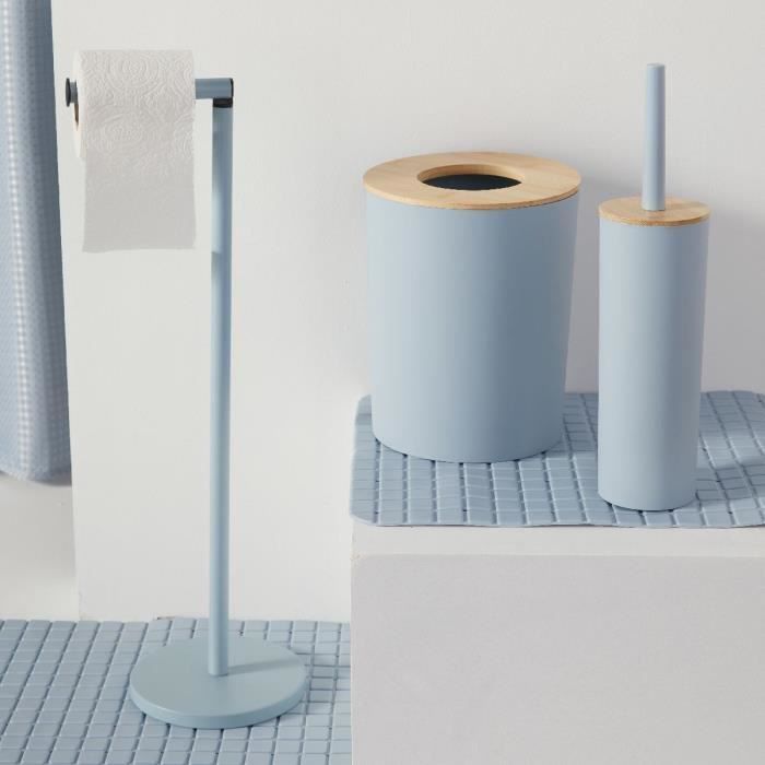 Alfombrilla antideslizante para baño o ducha - HOY - UTILIDAD - 50 x 50 cm - Cuadrada - Azul