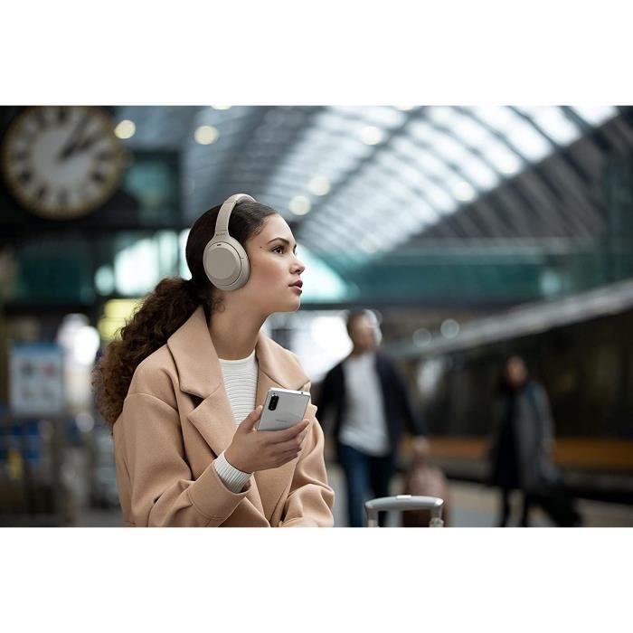 Sony WH1000XM4 | Auriculares inalámbricos Bluetooth con cancelación de ruido, color plata