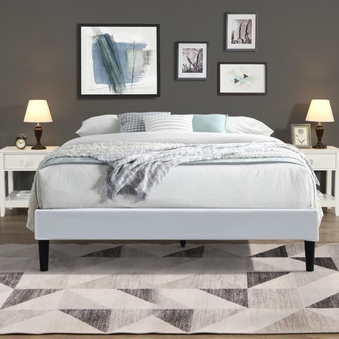 Bedbodem - Anna - 120x190 cm - Afneembare hoes - Wasbare hoes - Poten van 20 cm