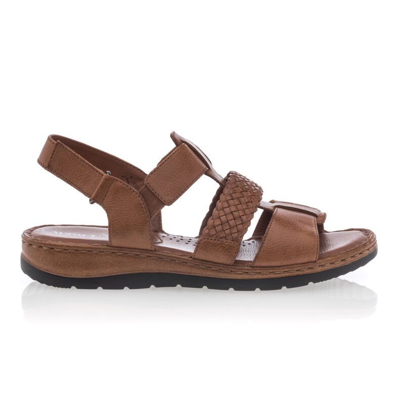 Bruine damessandalen / open teenschoenen
