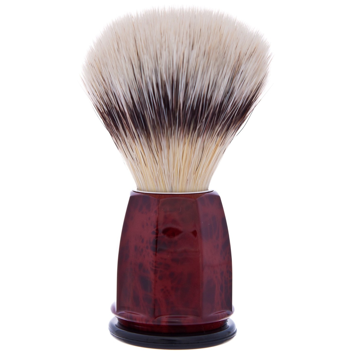 Plisson Blaireau Facette façon Loupe de noyer fibre Blanc haute montagne