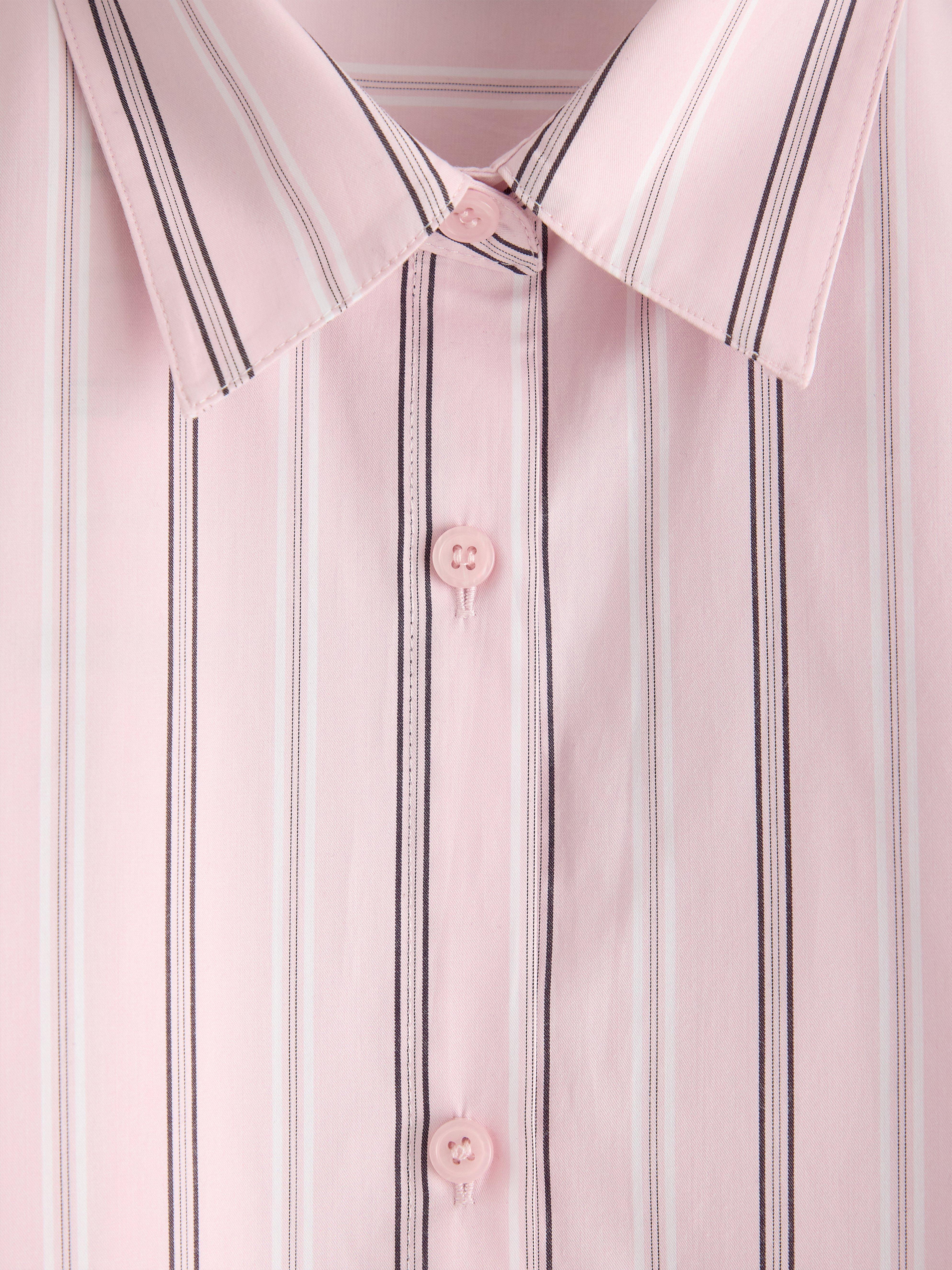 Skjorte med tie-dye-bånd lys rosa