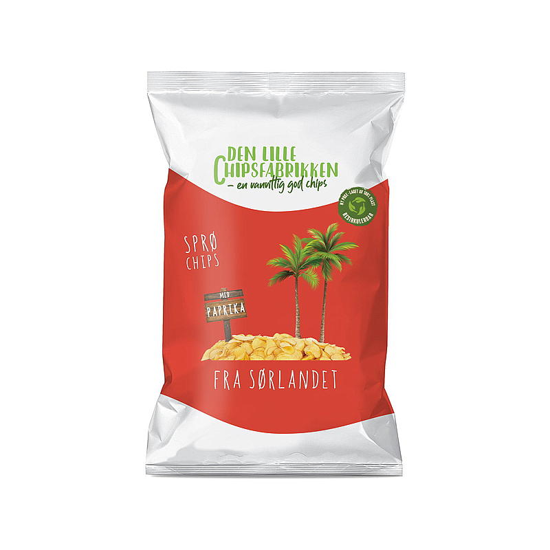 Kartoffelchips 85 g, Paprika, The Little Chip Factory