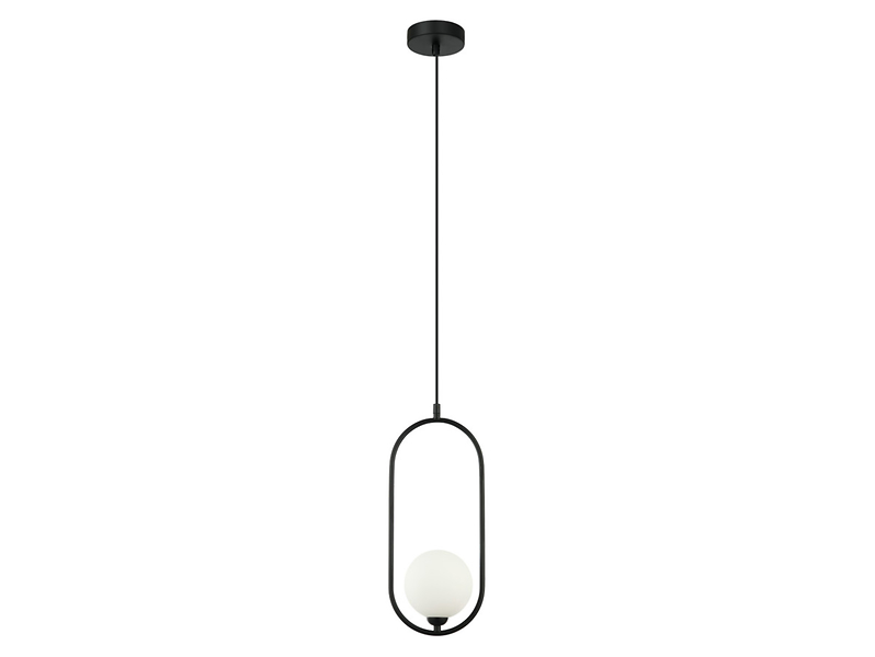 Lampa wisząca Lupus stalowa czarna