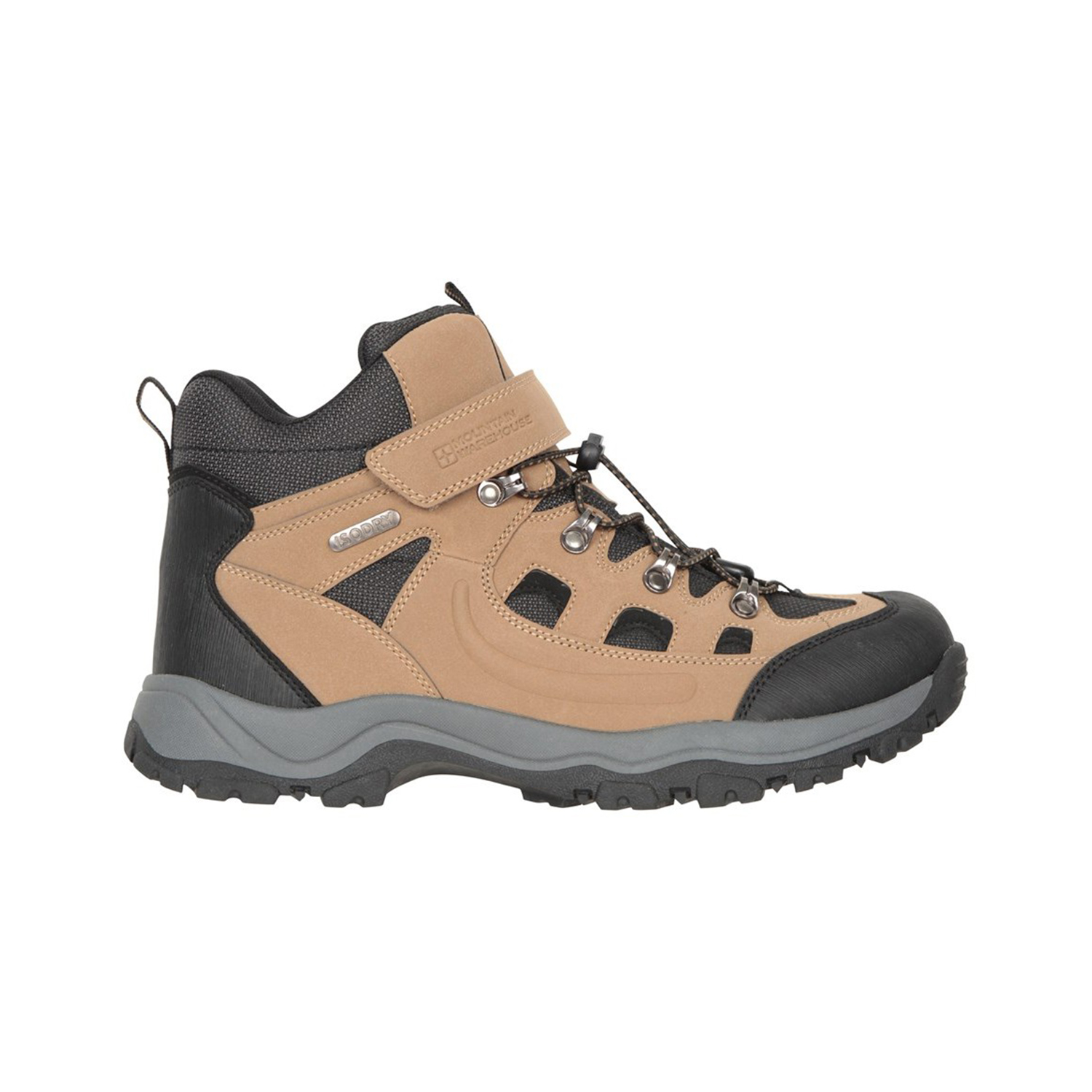 Mountain Warehouse laarzen van imitatie suède met klittenbandsluiting