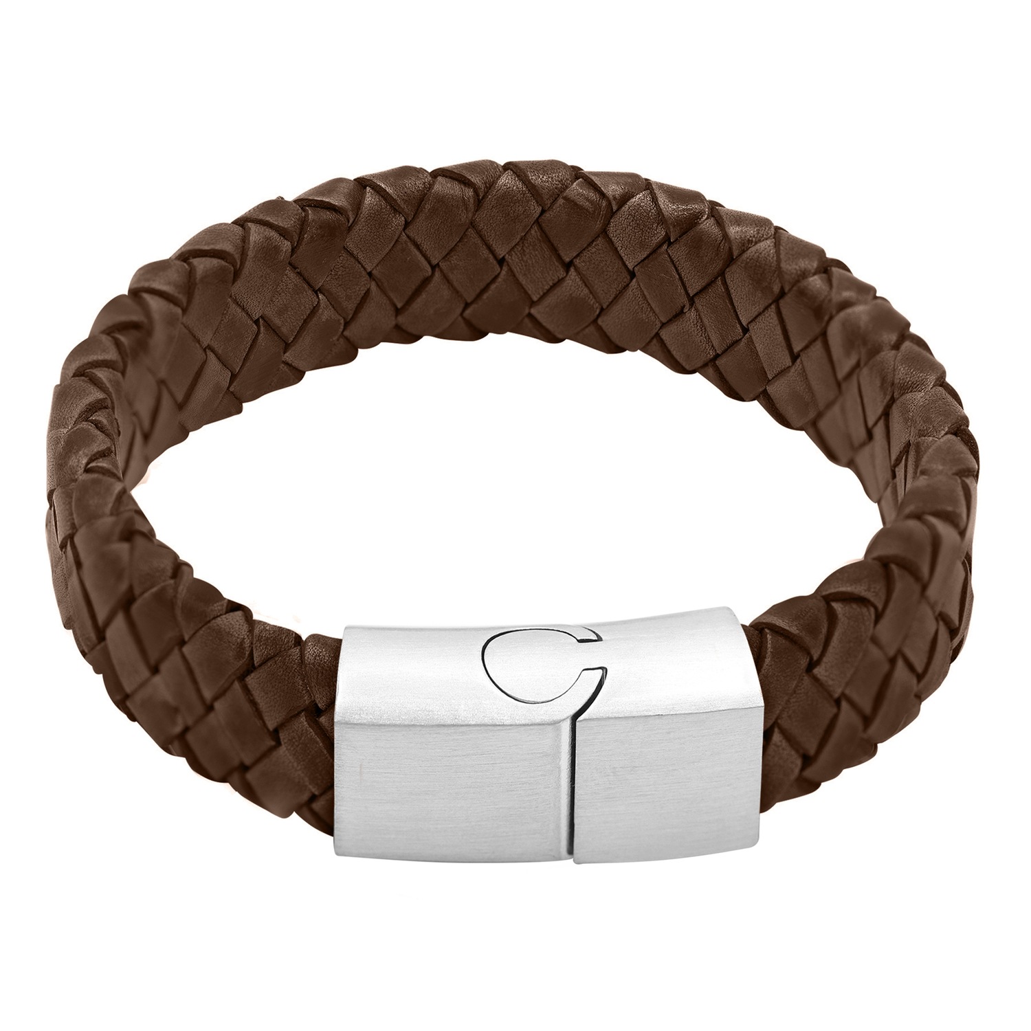 Heideman Bracelet en cuir Keno marron