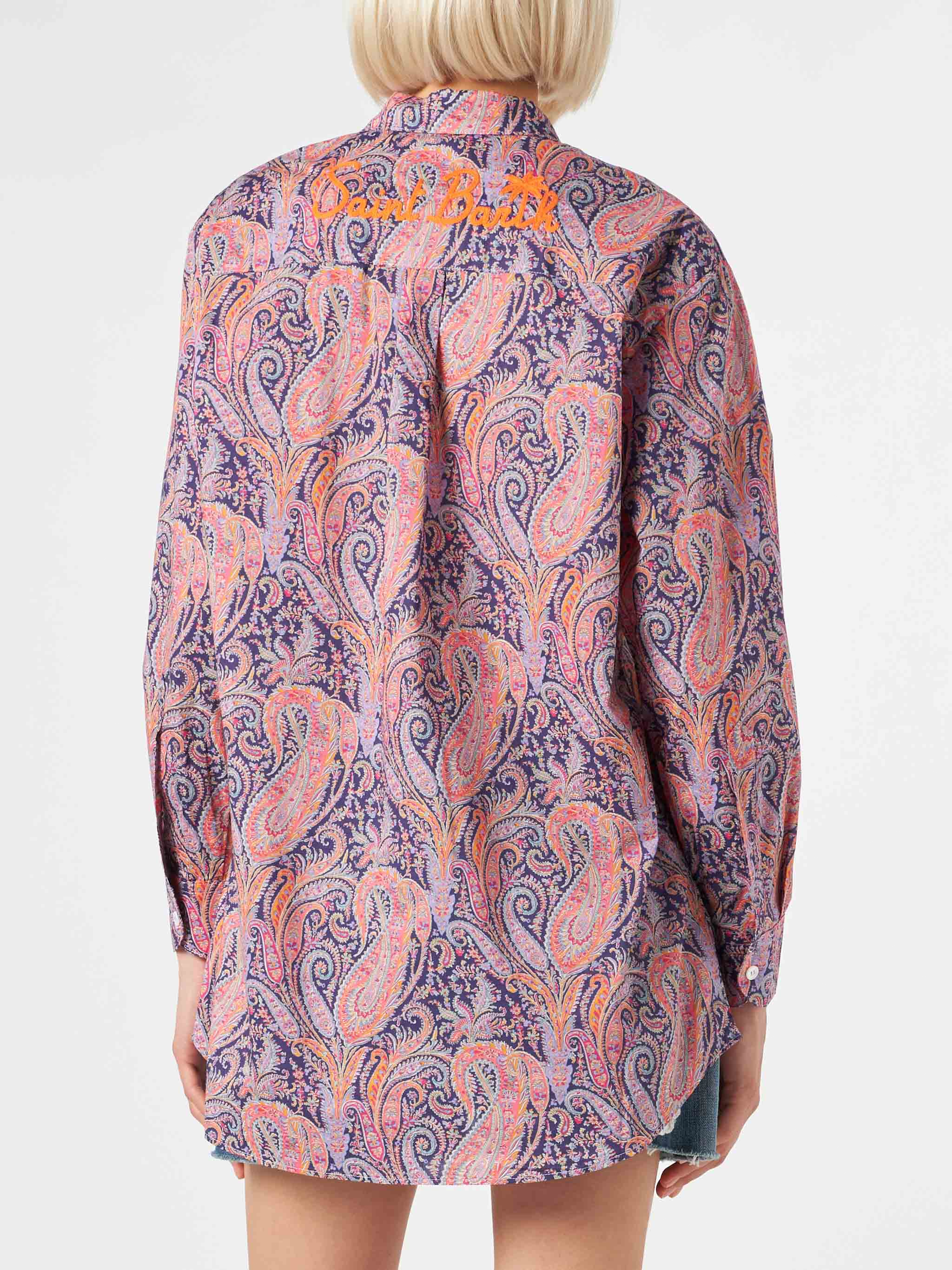 Brigitte katoenen shirt met Liberty bloemenprint | SPECIALE EDITIE